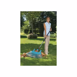 GARDENA Combisystem plastic Sweep XXL vario: The extra wide garden rake for raking leaves and garden waste, working width 77 cm, suitable for all