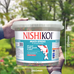 Nishikoi Multi-Sticks Complete Food for Koi and Pond Fish - 1575g
