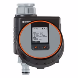 GARDENA Flex irrigation controller for quick automatic irrigation for the terrace and balcony, easy to use, Water Now functio ...