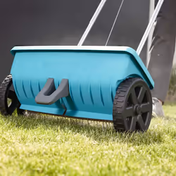 Gardena Spreader L: Universal Spreader for Delivering Fertiliser, Seeds and Salt, 45 cm Spreading Width, for About 400 m sq of Lawn Area, 12.5 Litre