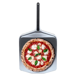 Ooni 16? Metal Pizza Peel ? Metal Pizza Peel 16 Inch, Pizza Spatula Paddle, Lightweight Pizza Turning Peel with Long Handle, Pizza Oven Accessories,