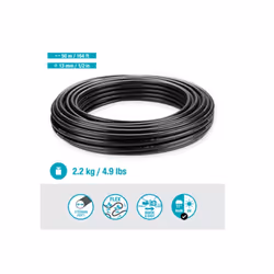 Gardena Micro-Drip System Connecting Pipe: Central supply pipe, 13 mm (1/2 inch), can be laid above or below ground, UV-stabilised, 50 m (1347-20)