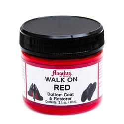 Walk On Red Bottom Coat & Restorer Angelus Brand Acrylic Leather Paint for Christian Louboutin Heels Only Contents: (2 fl. oz / 60 ml) by Angelus