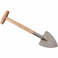 Kent & Stowe Stainless Steel Perennial Spade, Pointed Head Garden Spade for Easy Slicing Through Roots, All Year Round Garden ...