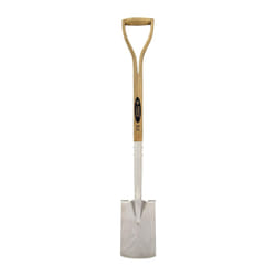 Spear & Jackson Traditional Stainless Steel Border Spade with 712mm Wooden Handle