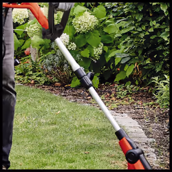 Einhell Electric Garden Strimmer with 3 Thread Spools - 30cm Auto Line-Feed Grass Trimmer, Aluminium Telescopic Handle, Rotating Head for Edging,