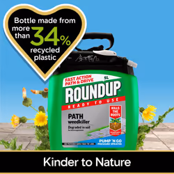 Roundup Path Weedkiller 5 Litre Pump 'N Go Refill, Ready to Use, Green