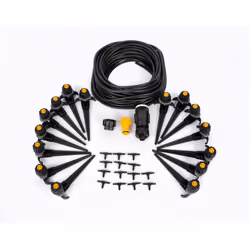 HOZELOCK - Micro Irrigation Kit "Micro Kit" : Ideal for Watering Potted Plants and Hanging Baskets, Easy to Use, Supplied with 15m of ? 4mm Hose and