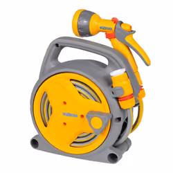 HOZELOCK - Mini Reel "Pico Reel" 10m : Ideal for Patios, Balconies and Small Gardens, Compact Streamlined Reel, Effortless Re ...