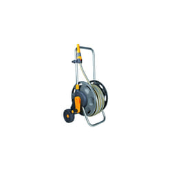 HOZELOCK - Cart Plus 50m (? 12.5 mm) Assembled : Max Capacity 60m, 1-piece Rewind Handle, Sturdy Frame for General Use, Supplied Assembled with 50m