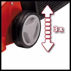 Einhell GE-EM 1032 Electric Lawn Mower - 32cm Cutting Width, 30L Grass Box, 3 Cutting Height Levels - Lightweight Corded Walk-Behind Lawnmower For