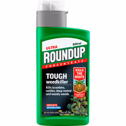 Roundup Ultra, Tough Weedkiller, Concentrate Liquid, 500 ml