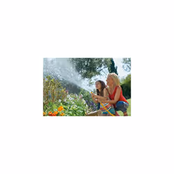HOZELOCK - Superhoze Expanding Hose 30 m : Flexible Hose, Stretches up to 3x Original Length | With 2 Aquastop Fittings for a Watertight Connection: