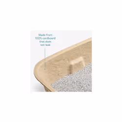 Navaris Disposable Cat Litter Trays (Pack of 10) - Cardboard Liner Tray for Cats Made of 100% Paper - Use Alone or As Box Liners - 40.5cm x 30cm