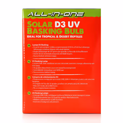Komodo Solar D3 UV 125W Basking Bulb, Heat and Light Bulb for Reptile Habitats, Reptile Bulbs, Terrarium and Vivarium Lighting and Heating Bulb,82298