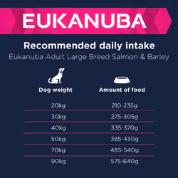 Eukanuba Complete Dry Dog Food for Adult Large and Giant Breeds with Salmon and Barley 12 kg