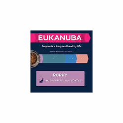 Eukanuba Complete Dry Dog Food for Puppy Medium Breeds with Fresh Chicken 15 kg