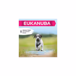 Eukanuba Grain Free Complete Dry Dog Food for Puppy Large and Giant Breeds with Ocean Fish 12 kg