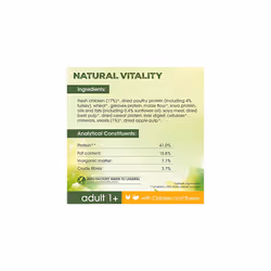 Perfect Fit Natural Vitality Dry Cat Food Adult 1+ - Complete Dry Food for Adult Cats from 1 Year Old, Rich in Chicken and Turkey ? 2, 4 kg (Pack of