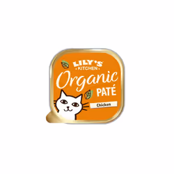 Lily's Kitchen Organic Pate Multipack - Grain Free Adult Wet Cat Food (4 Packs x 8 Trays x 85g)