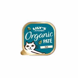 Lily's Kitchen Organic Pate Multipack - Grain Free Adult Wet Cat Food (4 Packs x 8 Trays x 85g)
