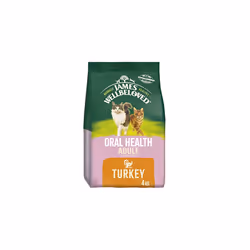 James Wellbeloved Adult Oral Health Turkey 4 kg Bag, Hypoallergenic Dry Cat Food