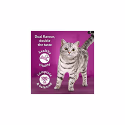 Whiskas 1+ Adult Tasty Duo in Jelly 84 Pouches, Adult Wet Cat Food, Surf & Turf, Megapack (84 x 85 g)
