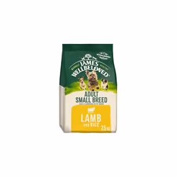 James Wellbeloved Adult Small Breed Lamb & Rice 7.5 kg Bag, Hypoallergenic Dry Dog Food