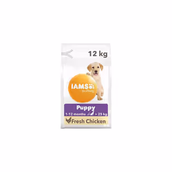IAMS Complete Dry Dog Food for Puppy Large Breeds with Chicken 12 kg