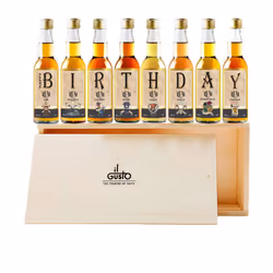 Birthday Rum Tasting Set - Miniature Rum Selection Gift Set Perfect For Any Rum Lover - 40ml Glass Bottles - Made By IL GUSTO ...