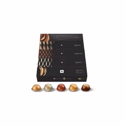 Nespresso Vertuo Barista Creations Assortment of 50 Capsules - 10x Vanilla Custard Pie, 10x Caramel Cookie, 10x Hazelino Muff ...