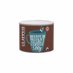 Clipper Organic Medium Roast Arabica Coffee | Instant Coffee | 500g Refill | Gourmet Coffee | Sustainable & Fairtrade Coffee ...
