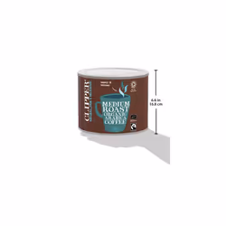 Clipper Organic Medium Roast Arabica Coffee | Instant Coffee | 500g Refill | Gourmet Coffee | Sustainable & Fairtrade Coffee by Clipper Teas |