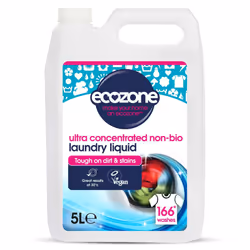 Ecozone Ultra Concentrated Laundry Liquid, Non Bio Detergent, Washing Machine Clothing Stain Removal & Cleaning Solution, Nat ...