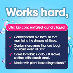 Ecozone Ultra Concentrated Laundry Liquid, Non Bio Detergent, Washing Machine Clothing Stain Removal & Cleaning Solution, Natural Vegan & Non Toxic,
