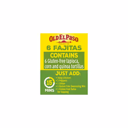 Old El Paso Gluten Free Tortilla Wraps 216g(Pack of 12)