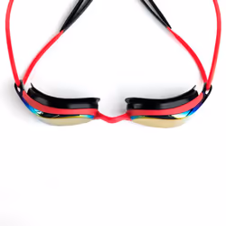 Zoggs Fusion Air Titanium Red Black Mirrored Red