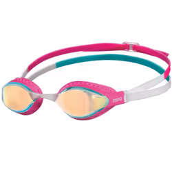 Arena Unisex Airspeed Mirror Racing Goggles,YELLOW COPPER-PINK-MULTI