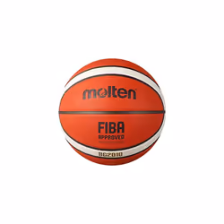 Molten BG2010 Basketball, Indoor/Outdoor, FIBA Approved, Premium Rubber, Deep Channel, Size 7, Orange/Ivory, Suitable For Boy ...