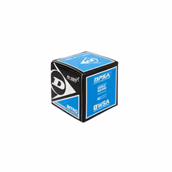 Dunlop Squash Balls Intro Blue, 12 Balls, for Beginners and Hobby Players ? Fast Speed