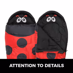 Kids Sleeping Bag by Highlander - Mummy Style - Themed Carry Backpack for Easy Transportation - Lightweight and Warm - Perfect for Camping, Hiking,