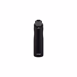 Contigo Drinking Bottle Autoseal Chill Matte Black, stainless steel water bottle with Autoseal technology, insulated bottle keeps beverages cool for