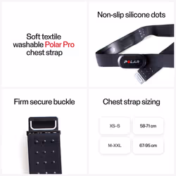 Polar Pro Chest Strap - Heart Rate Monitor Belt