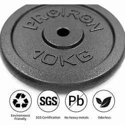 PROIRON Gym Quality Fitness Exercise Solid Cast Iron Weight Plate Discs 2 x 10KG