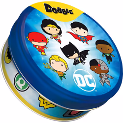 Asmodee | Dobble DC Justice League - [Amazon Exclusive] | Card Game | Ages 6+ | 2-8 Players | 15 Minutes Playing Time