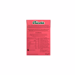Ricola Cranberry Sugar Free Swiss Herbal Sweets, Herb Drops - Pack of 20 Boxes