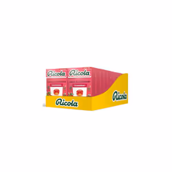Ricola Cranberry Sugar Free Swiss Herbal Sweets, Herb Drops - Pack of 20 Boxes