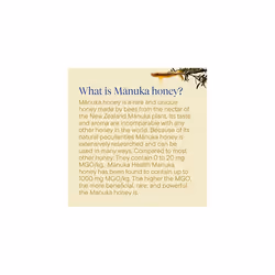 Manuka Health MGO 250+ Manuka Honey 250 g, 100 Percent Pure New Zealand Manuka Honey with Methylglyoxal