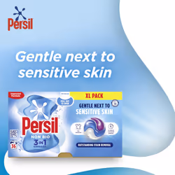 Persil Non Bio 3 in 1 Washing Capsules laundry capsules gentle next to sensitive skin for outstanding stain removal in quick & cold washes 108 washes