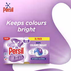 Persil Colour Protect 3 in 1 Washing Capsules keeps colours bright for outstanding stain removal in quick & cold washes 108 washes (3x 36)